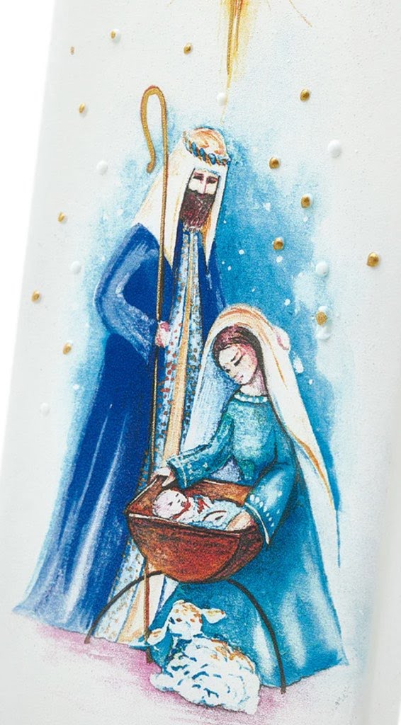 Flatyz Nativity Scene Candle