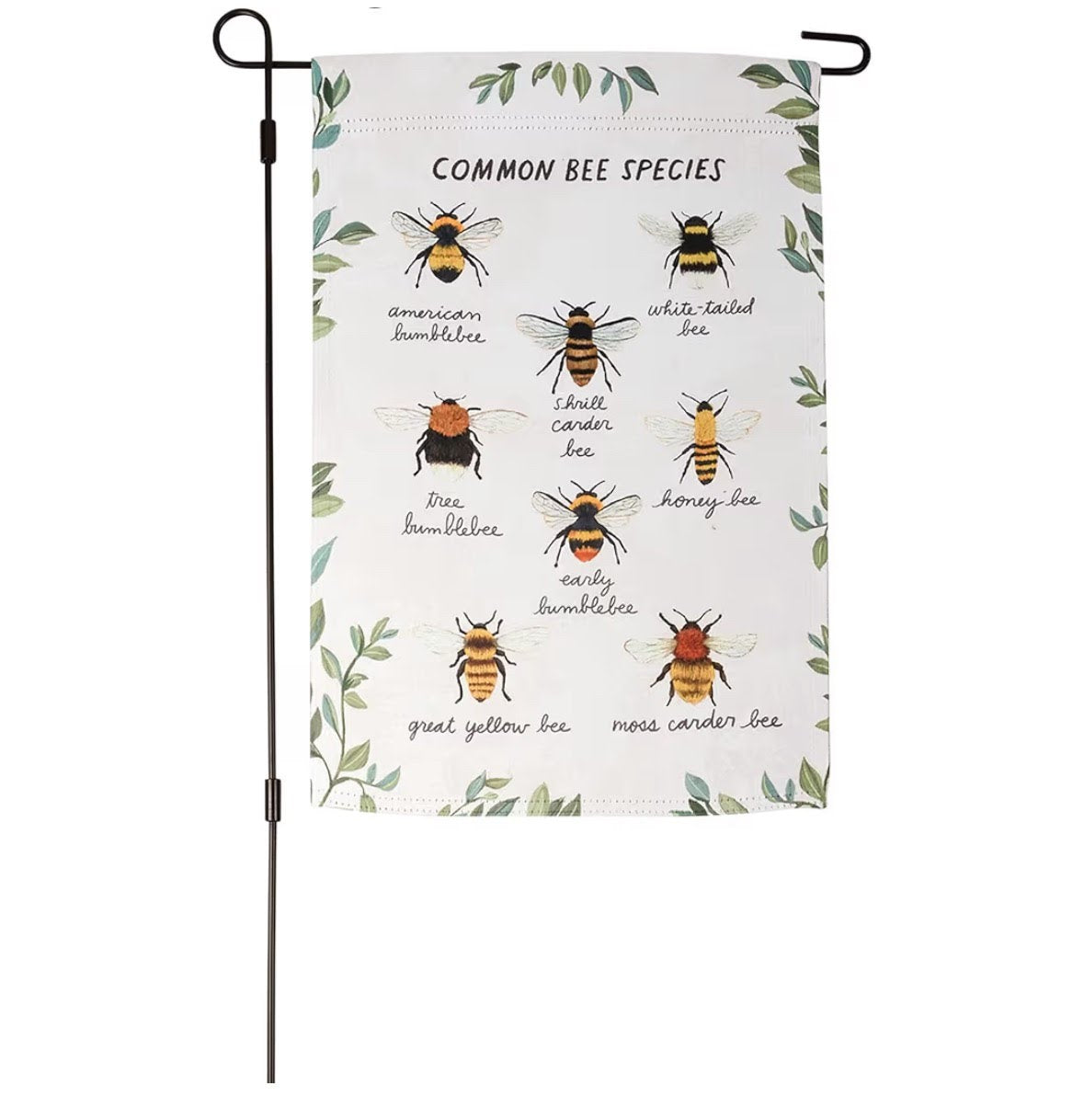 Common Bees Garden Flag 112609