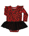 Gigi and Max Cleo Leopard Tutu Christmas Dress