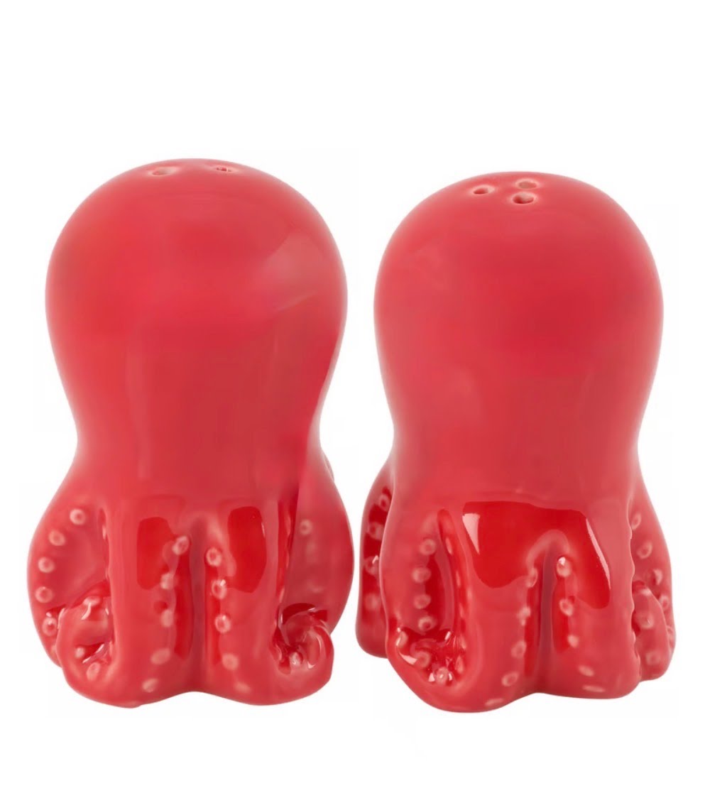 Octopus Salt And Pepper Shakers