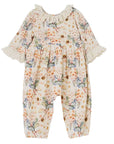 Tesa Babe Vintage Floral Linen Romper
