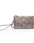 JEN & CO. Python Bronze Riley Crossbody