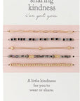 Sharing Kindness Layering Bracelet