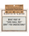 God Saw That Swedish Dishcloth Duo