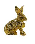 Gold Rabbit Napkin Ring