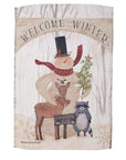 Welcome Winter Garden Flag 114340