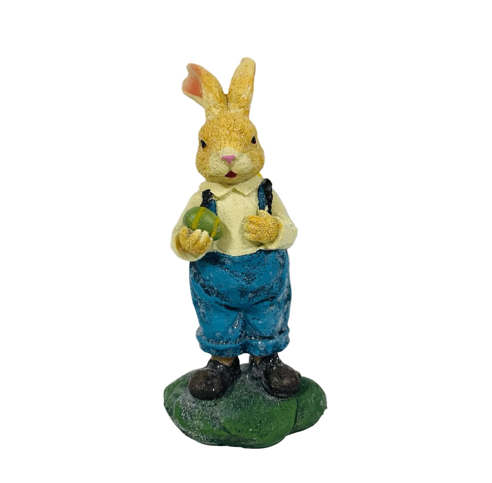Rabbit with Tulip Basket Decor