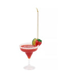 Strawberry Margarita Glass Ornament