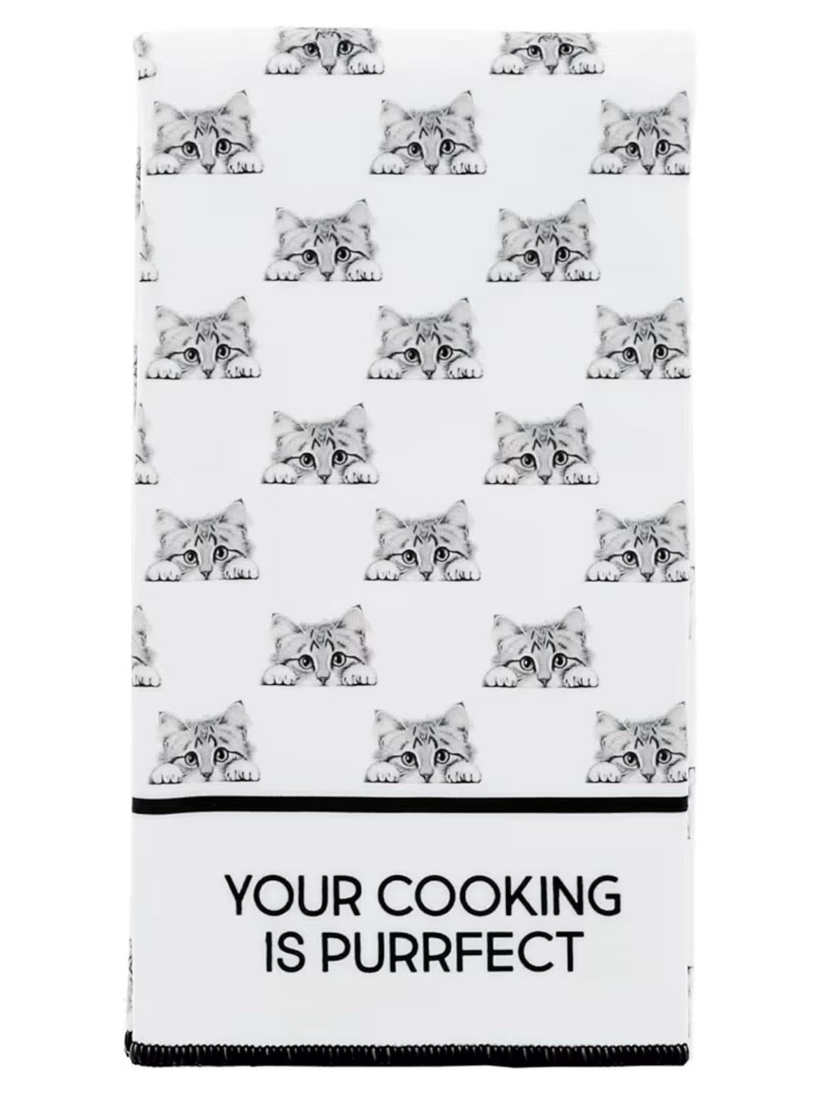 Your Cooking is Purrfect Tea Towel