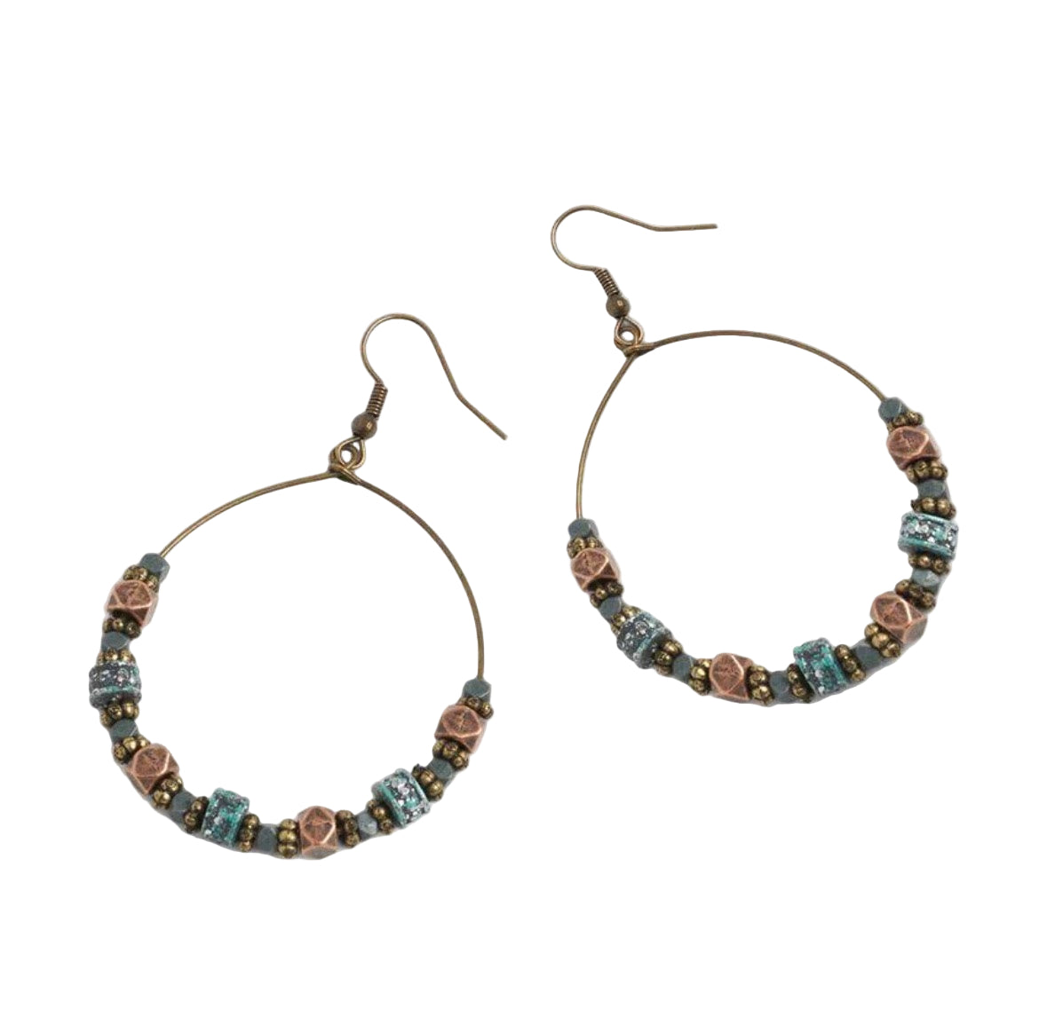 Sedona Beaded Hoop Earrings