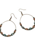 Sedona Beaded Hoop Earrings