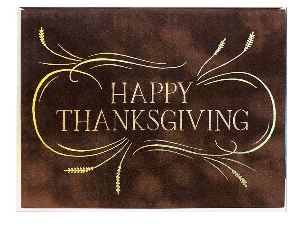 Papyrus Thanksgiving Card