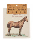 Saddle Up For Dish Duty Swedish Dishcloth Duo