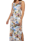 Frank Lyman Capri Lemon Maxi Dress 266128