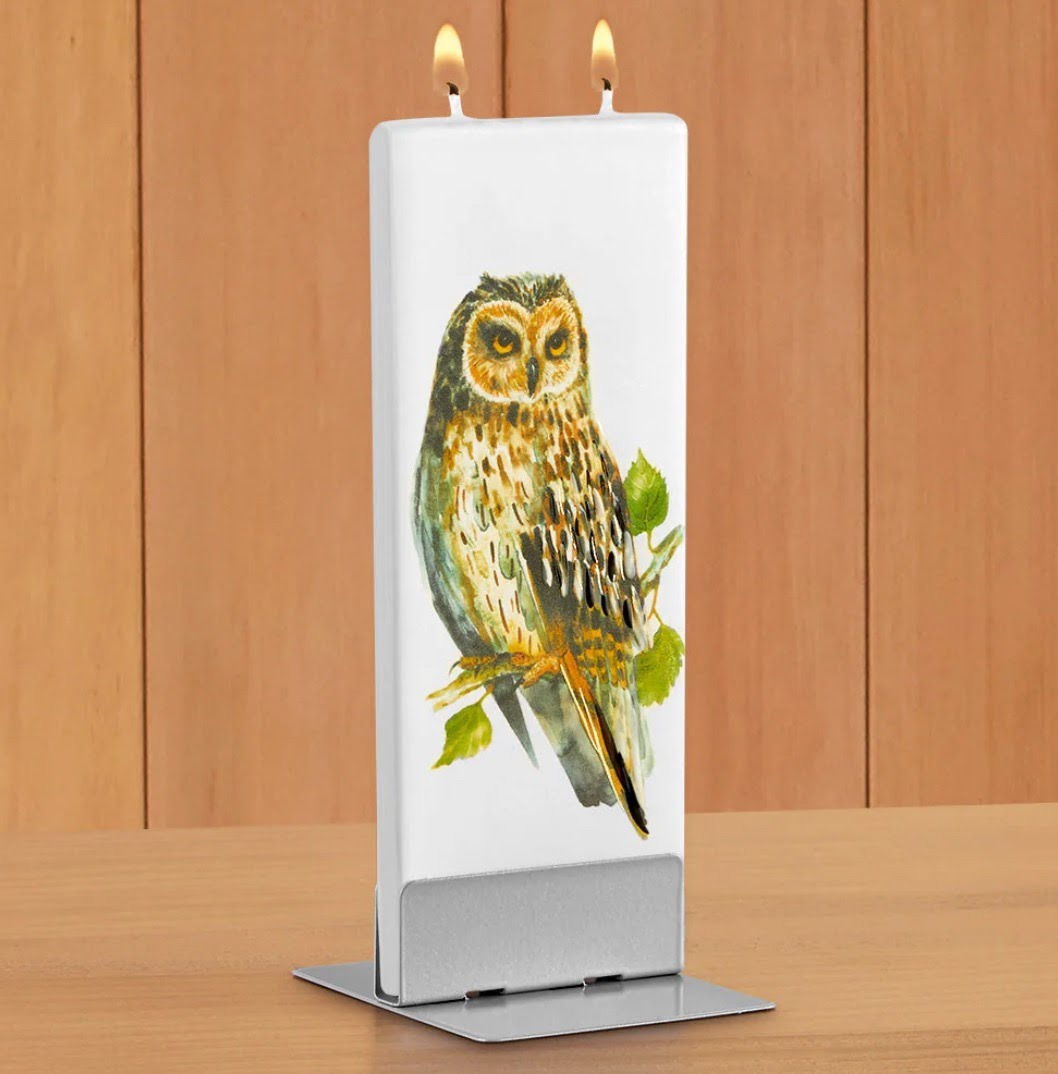 Flatyz Owl Candle