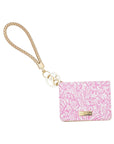 Lilly Pulitzer Conch Shell Pink Zee Bebe Print Snap Card Case