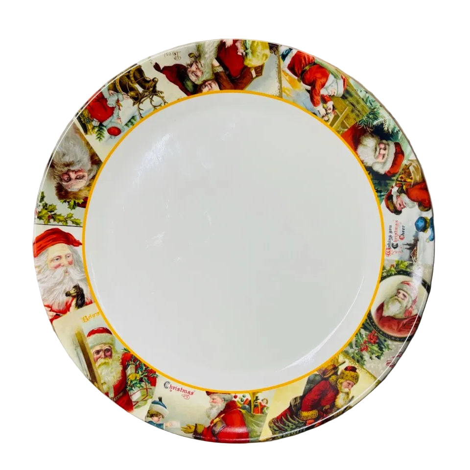 Vintage Santa Serving Platter