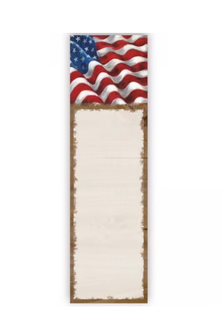 American Flag Notepad
