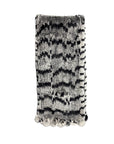 Chinchilla & Rex Rabbit Shawl