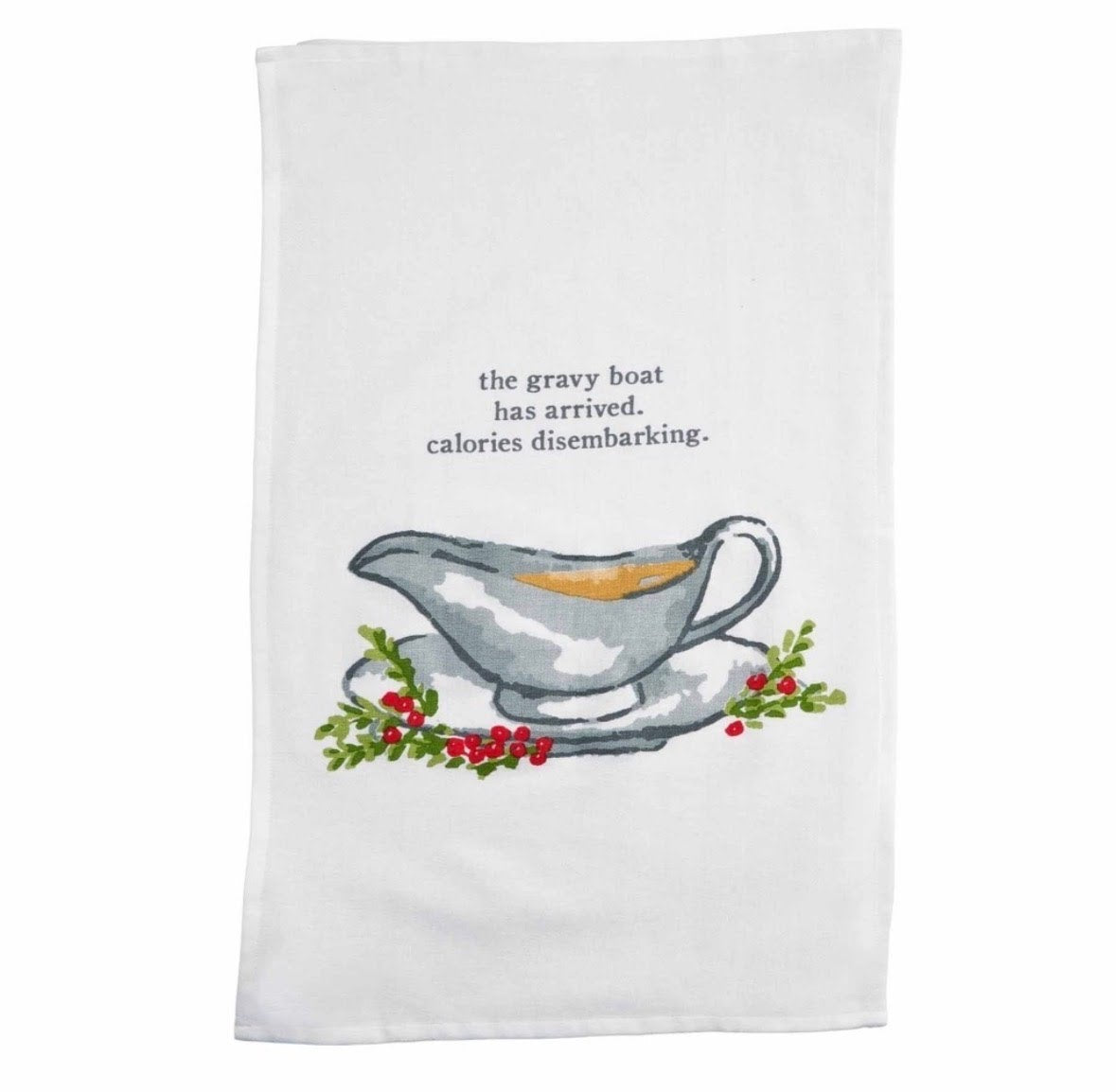 Mud Pie Gravy Boat Tea Towel