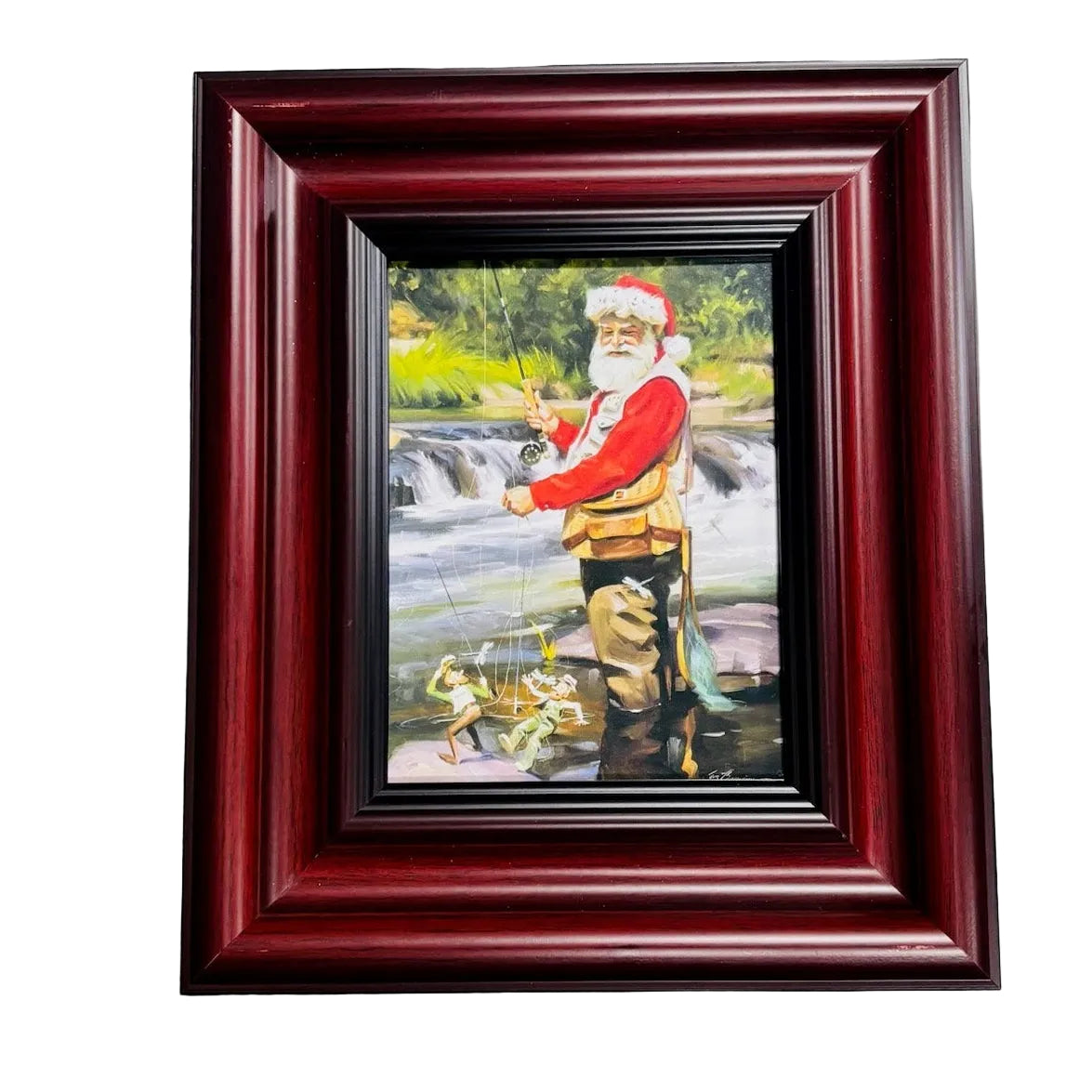 Fishing Santa Picture
