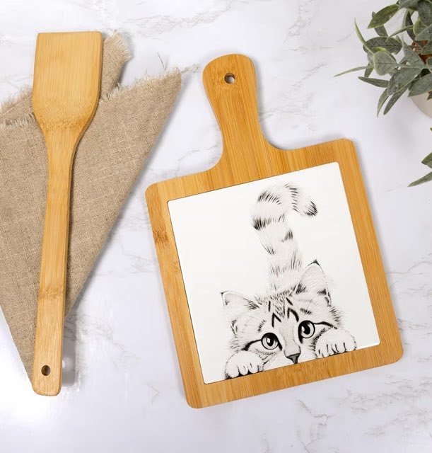 Cat Trivet Tray
