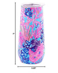 Lilly Pulitzer Splendor in the Sand Champagne Flute