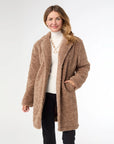 Isabella Button Front Coat
