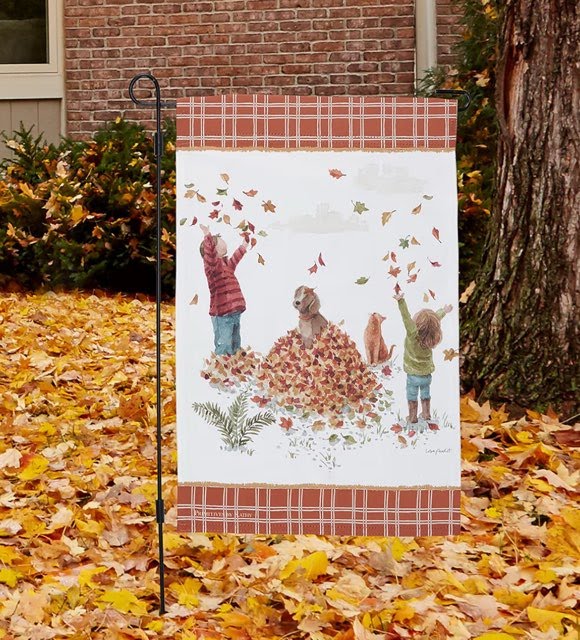 Fall Days Garden Flag