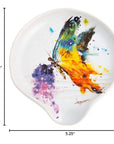 Dean Crouser Butterfly Stoneware Spoon Rest