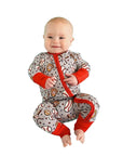 Gigi and Max Hank Zip Onesie
