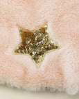 Doe a Dear Sequin Star Faux Fur Vest