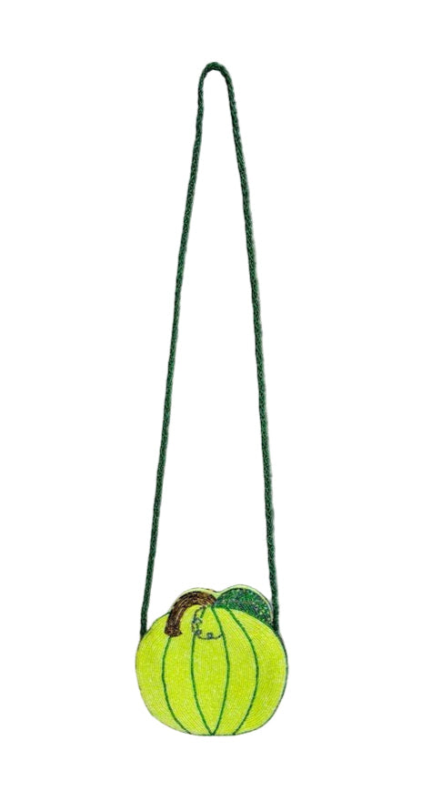 Beaded Pumpkin Purse