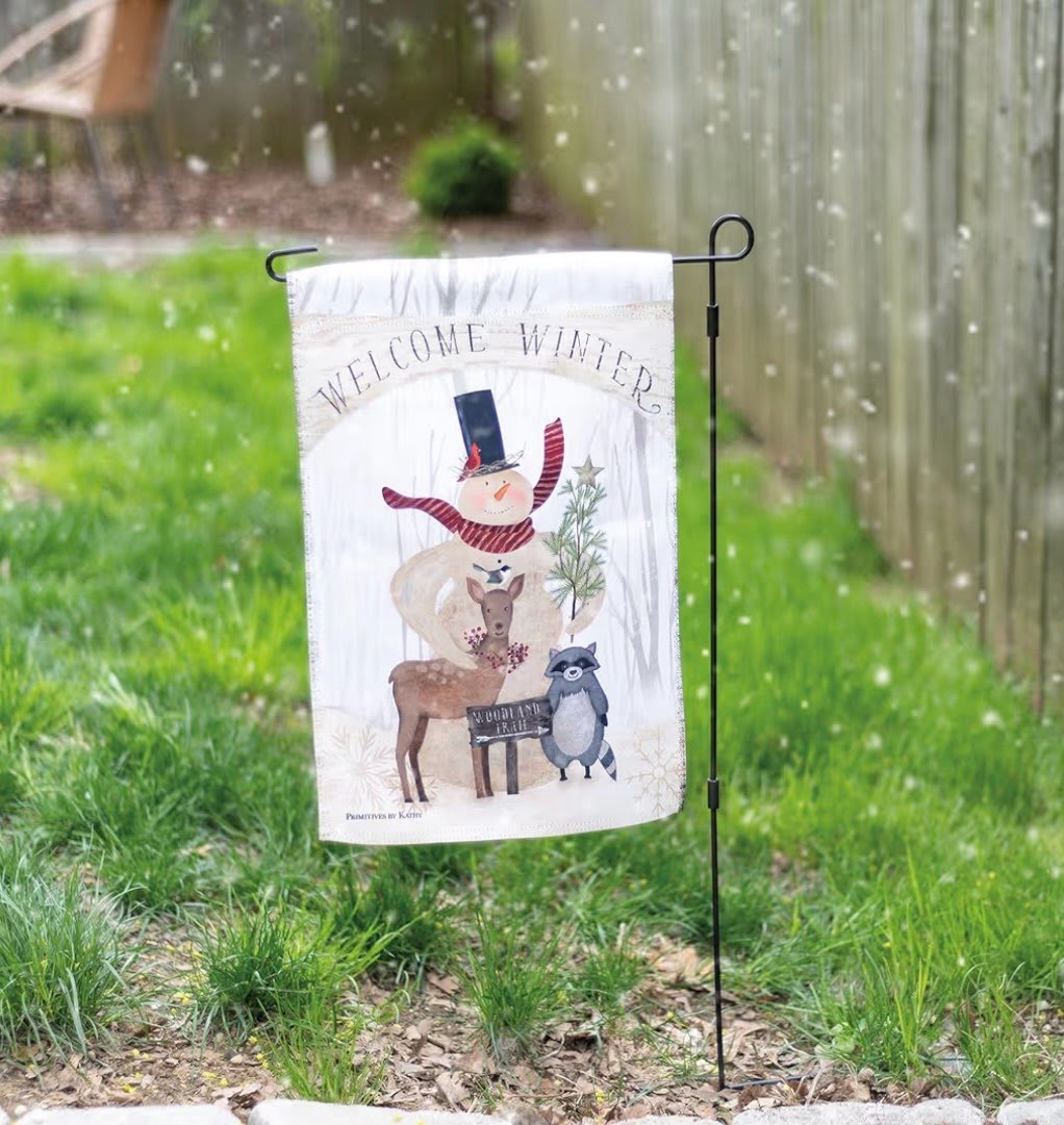 Welcome Winter Garden Flag 114340