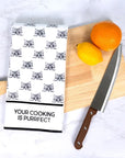 Your Cooking is Purrfect Tea Towel