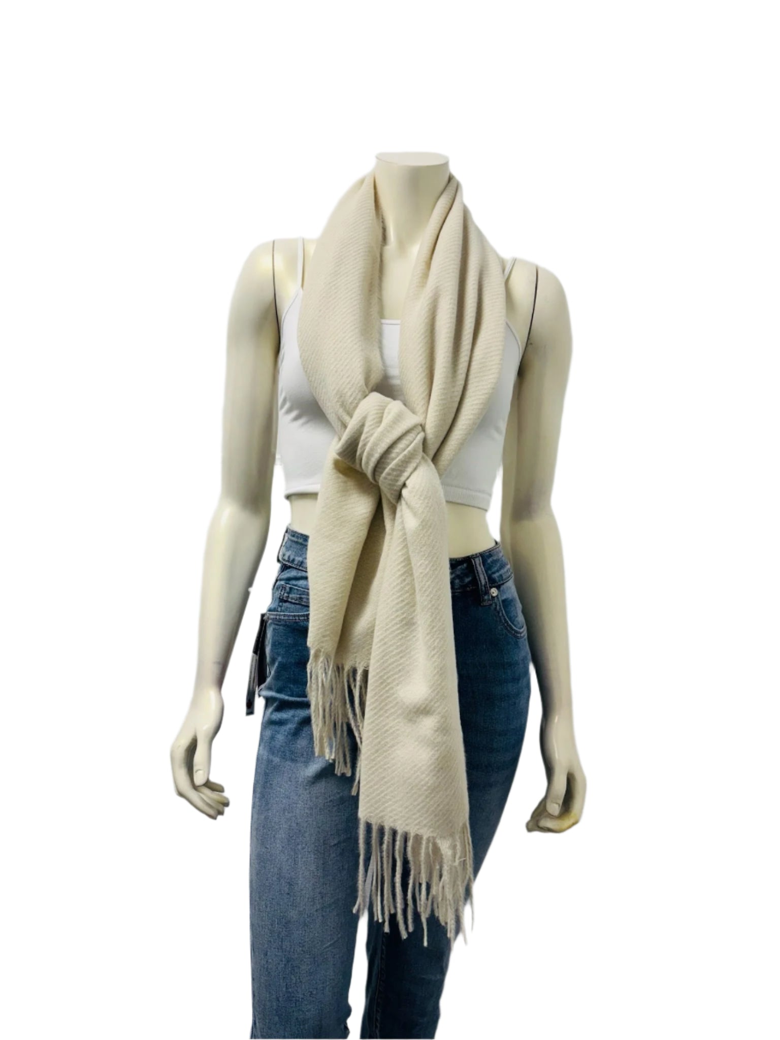 Britt's Knits Fringe Scarf
