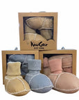 Baby Girl Powder Pink Sheepskin Booties