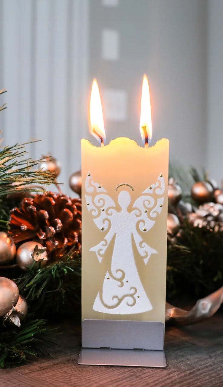 Flatyz Gold Angel Candle