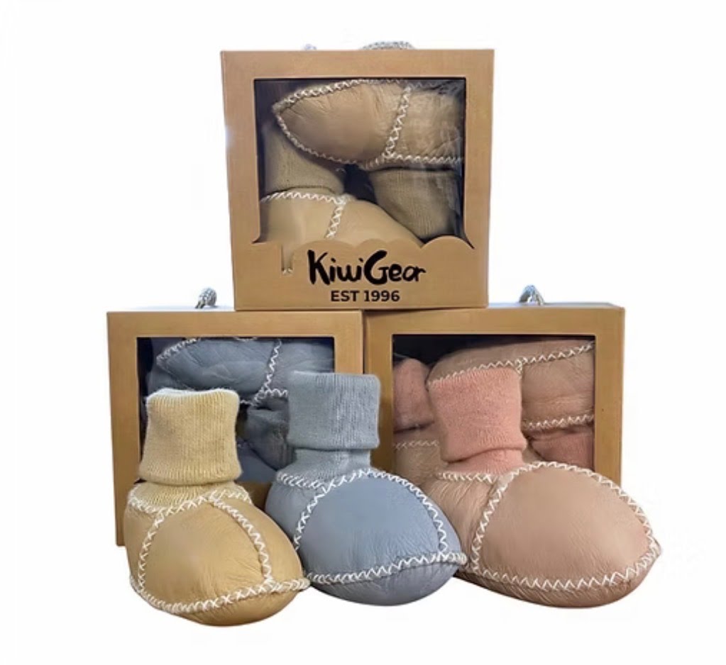 Sheepskin Powder Blue Baby Bootie