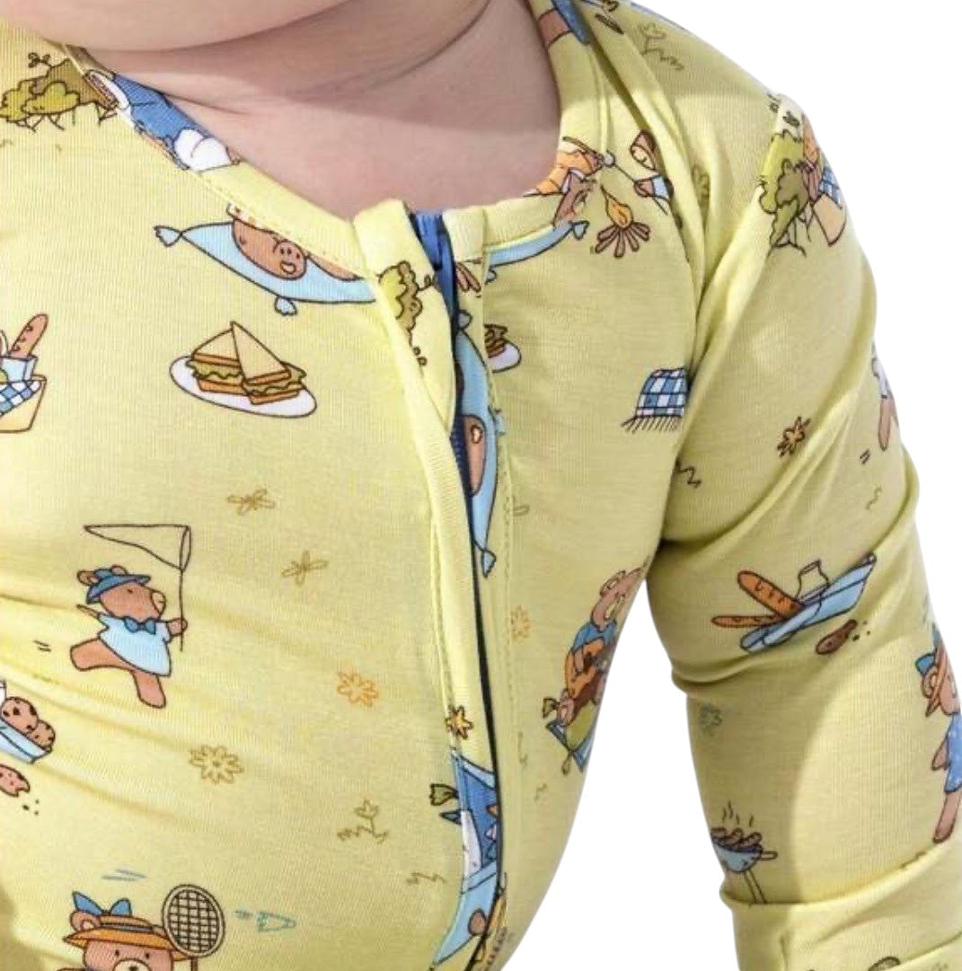 Bellabu Bear Teddy Bear Picnic Convertible Footie