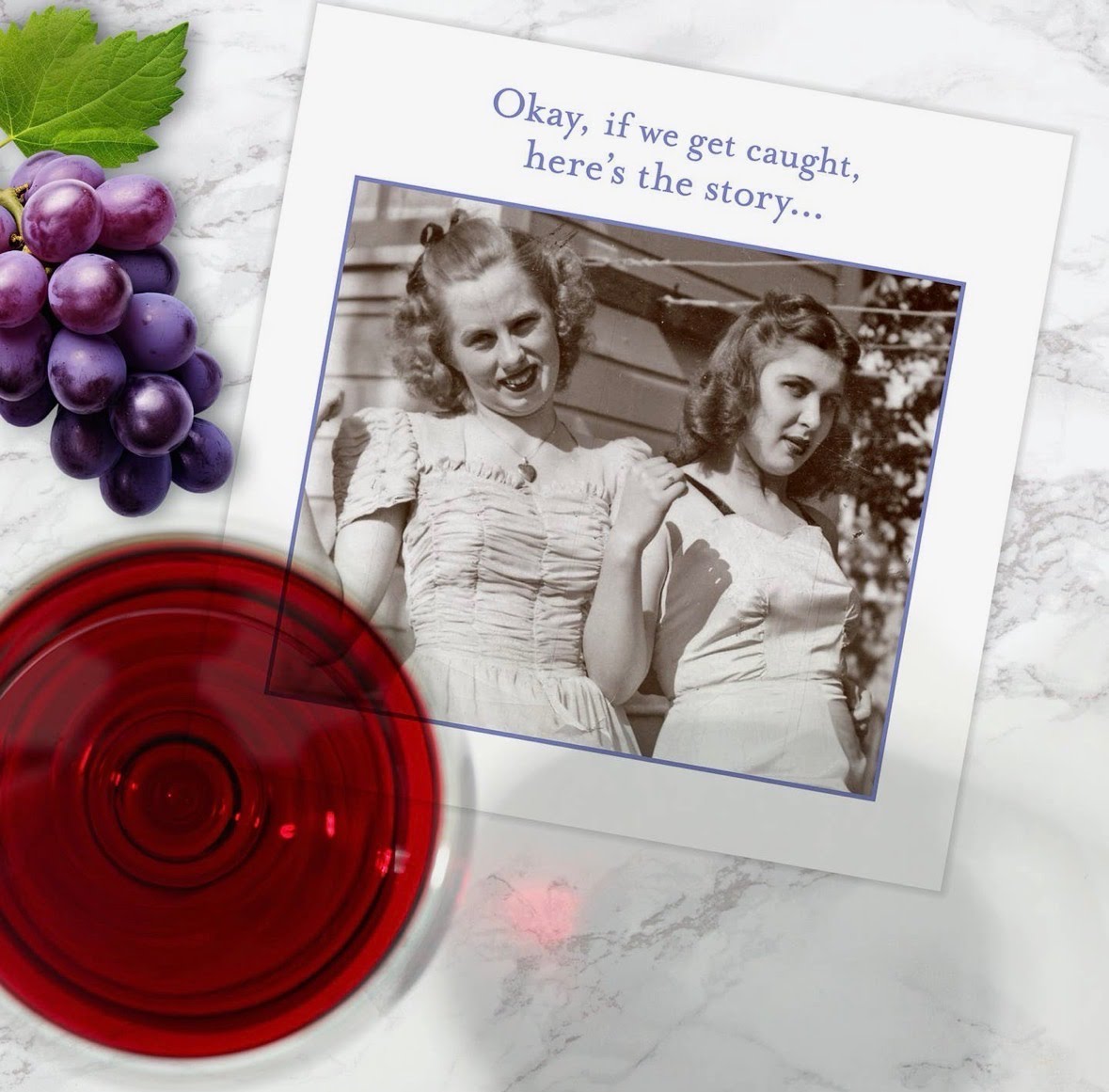 If We Get Caught, Here's The Story...Cocktail Napkins