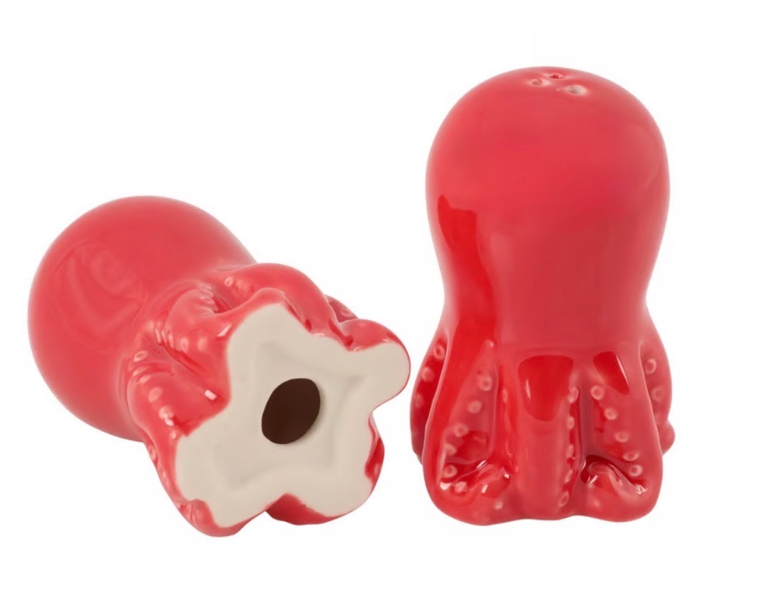 Octopus Salt And Pepper Shakers