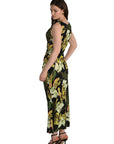 Frank Lyman Tropical Floral Maxi Dress 261166