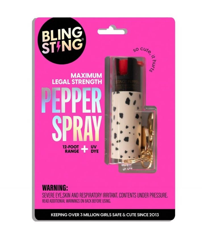 BLING STING Modern Cheetah Pepper Spray
