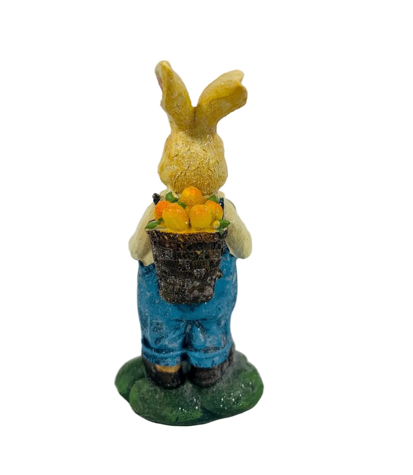 Rabbit with Tulip Basket Decor