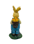 Rabbit with Tulip Basket Decor