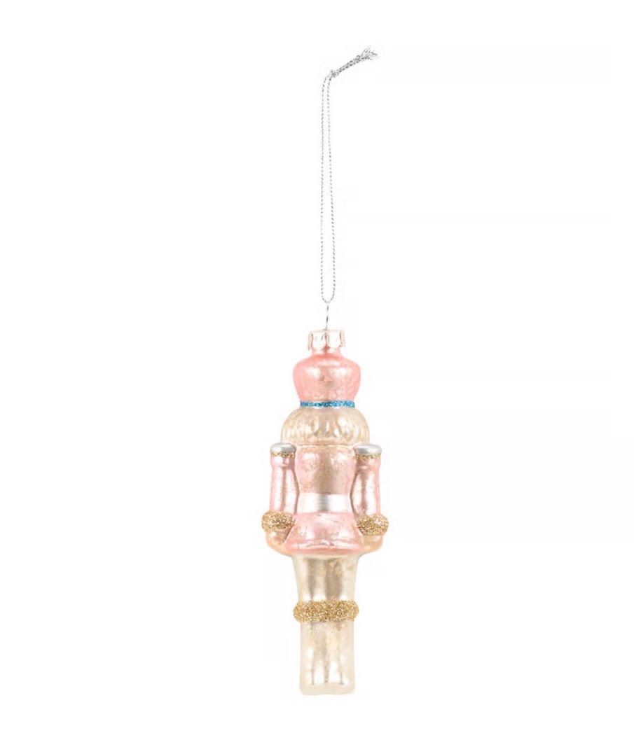 Nutcracker Glass Ornament