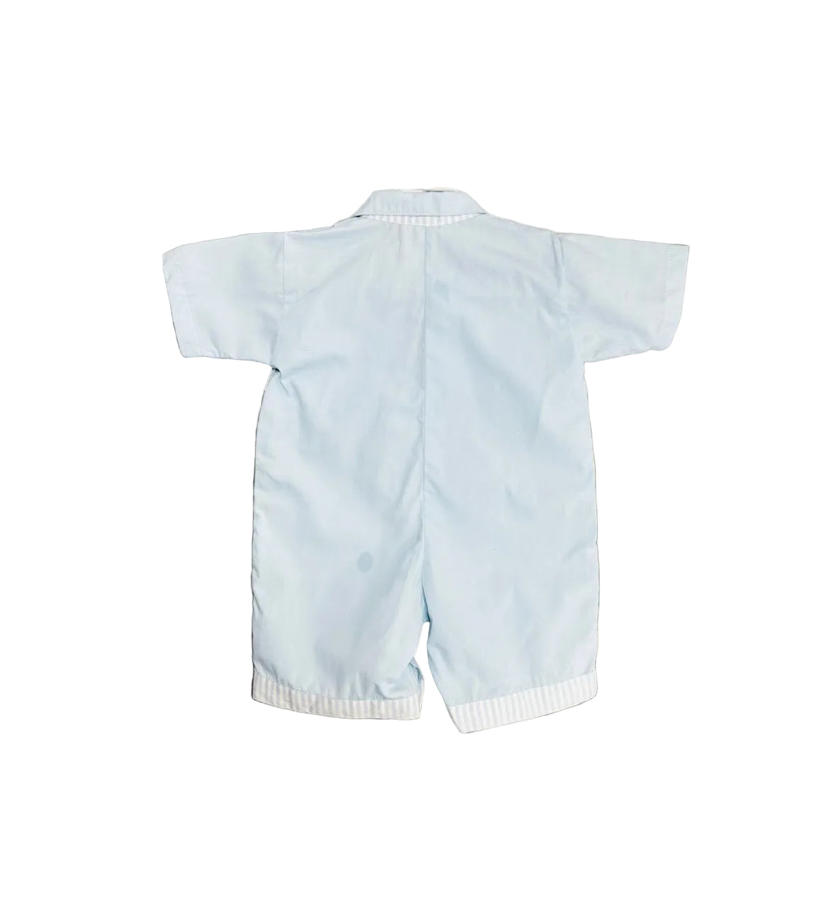 Blue Baby Boy Romper
