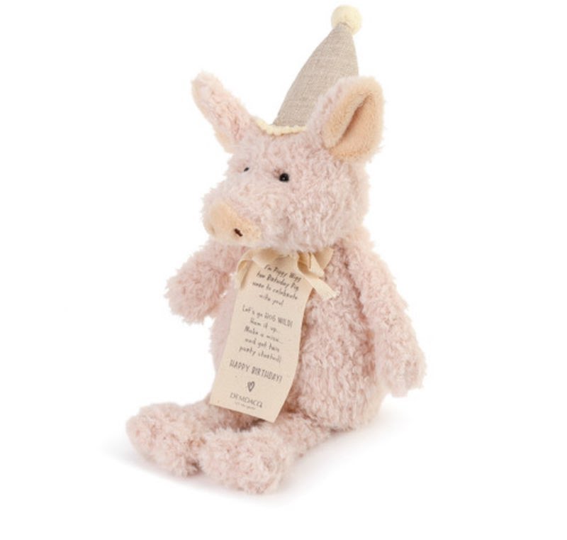 Birthday Pig Stuffed Animal