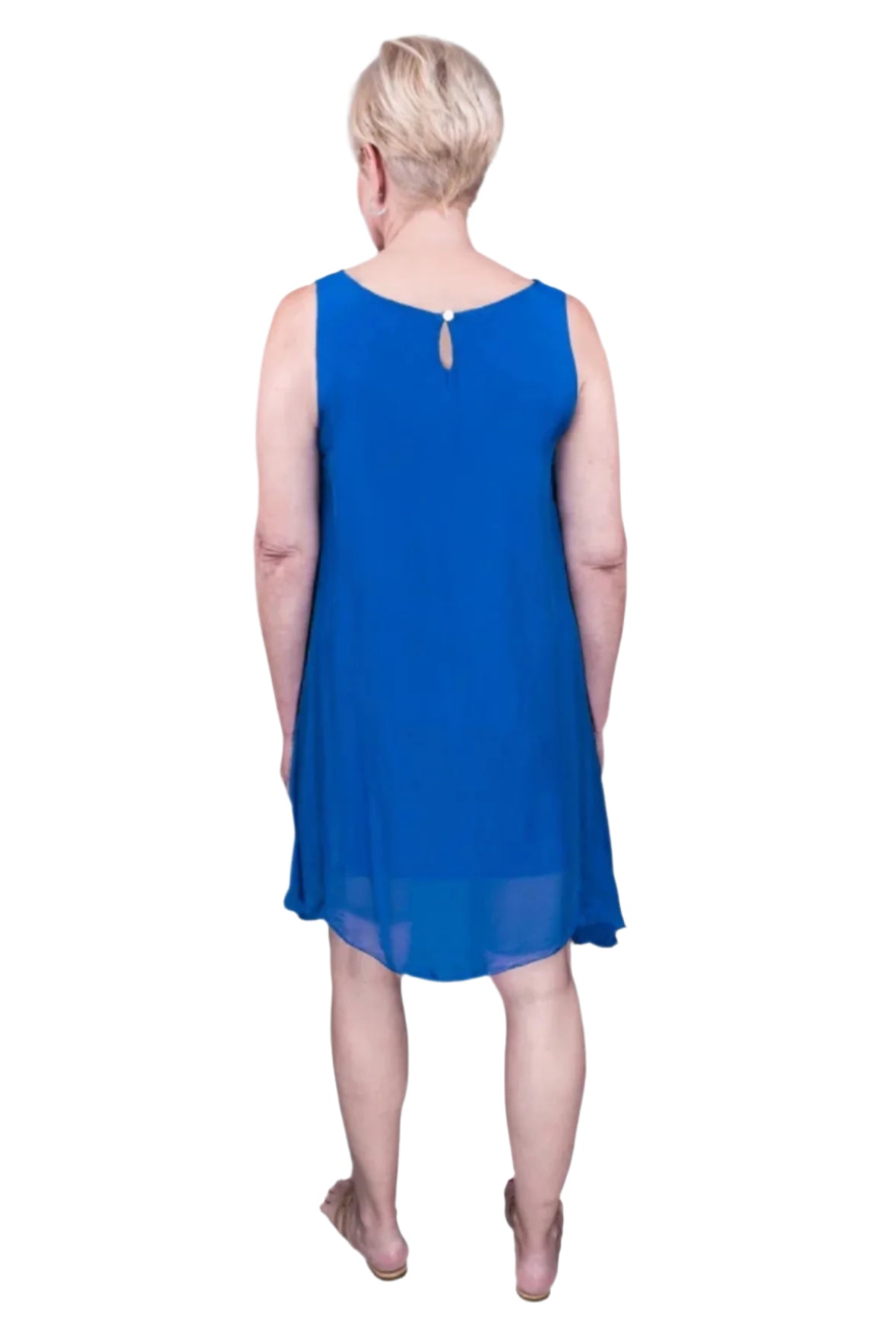 Tina Stephens Adelyn Silk A-Line Dress DT209
